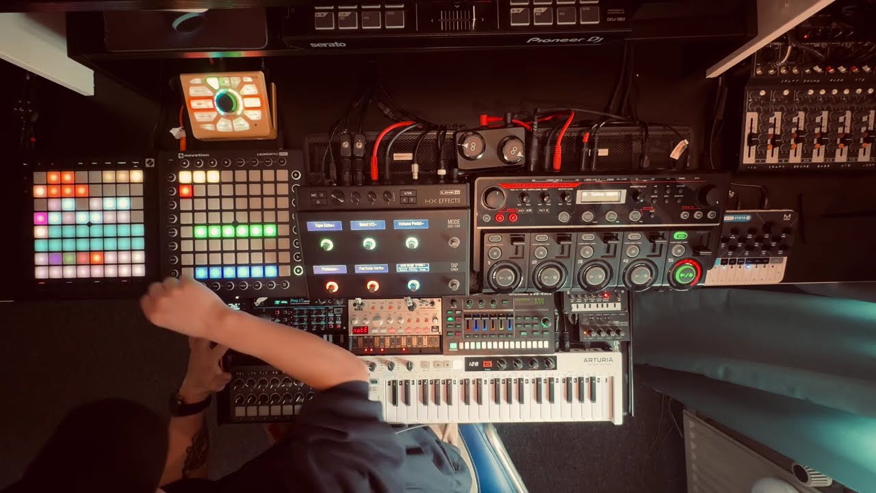 Dennis Drehknopf - Dawless Live Jam | Full Hardware Setup