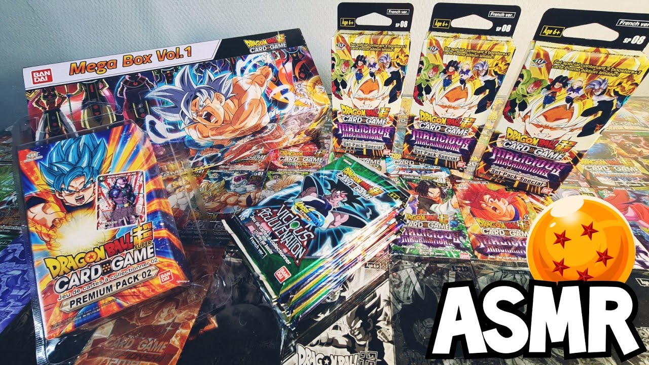 ASMR | MEGA ouverture Dragon Ball Super CardGame 🤯