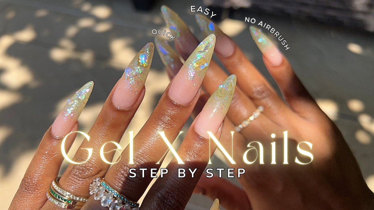 How To Do Ombre Gel Nails NO SPONGE, NO AIRBRUSH✨| gel x nails tutorial