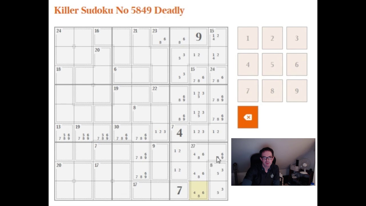 How to solve The Times' most difficult Killer Sudoku