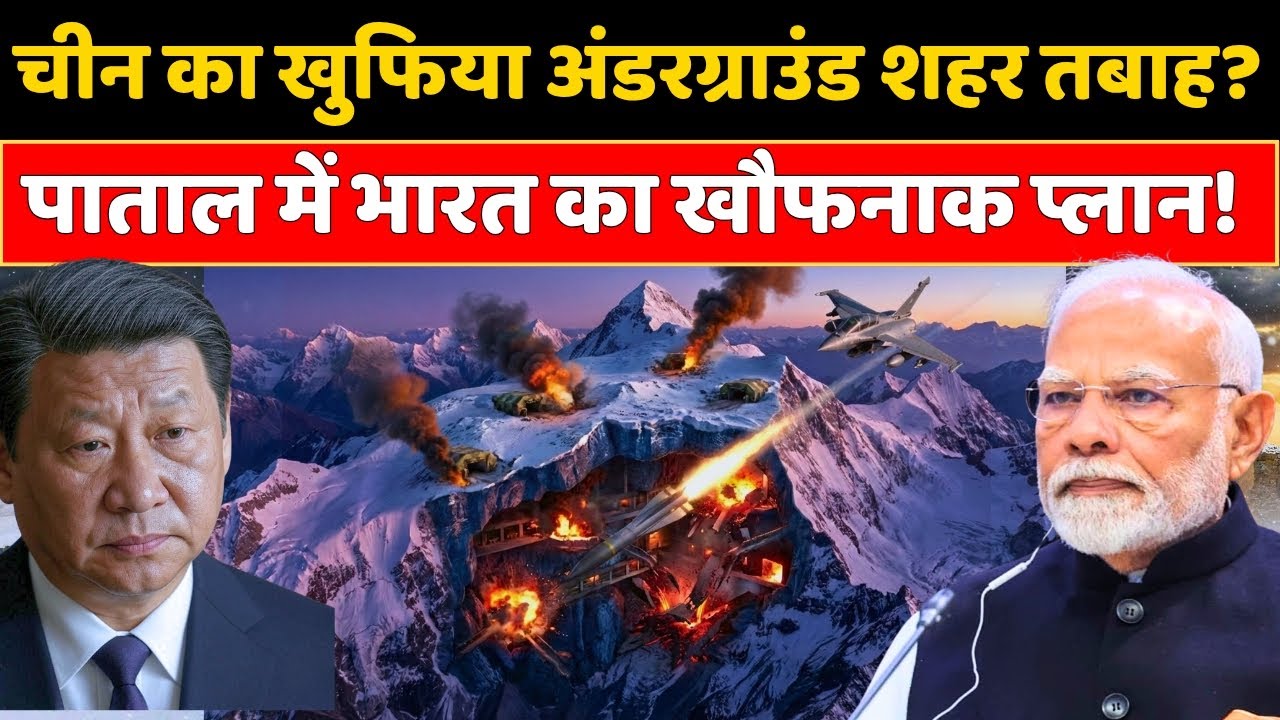 चीन के 'पाताल' वाले खुफिया शहर पर भारत का बड़ा प्लान! हिमालय में नई जंग?