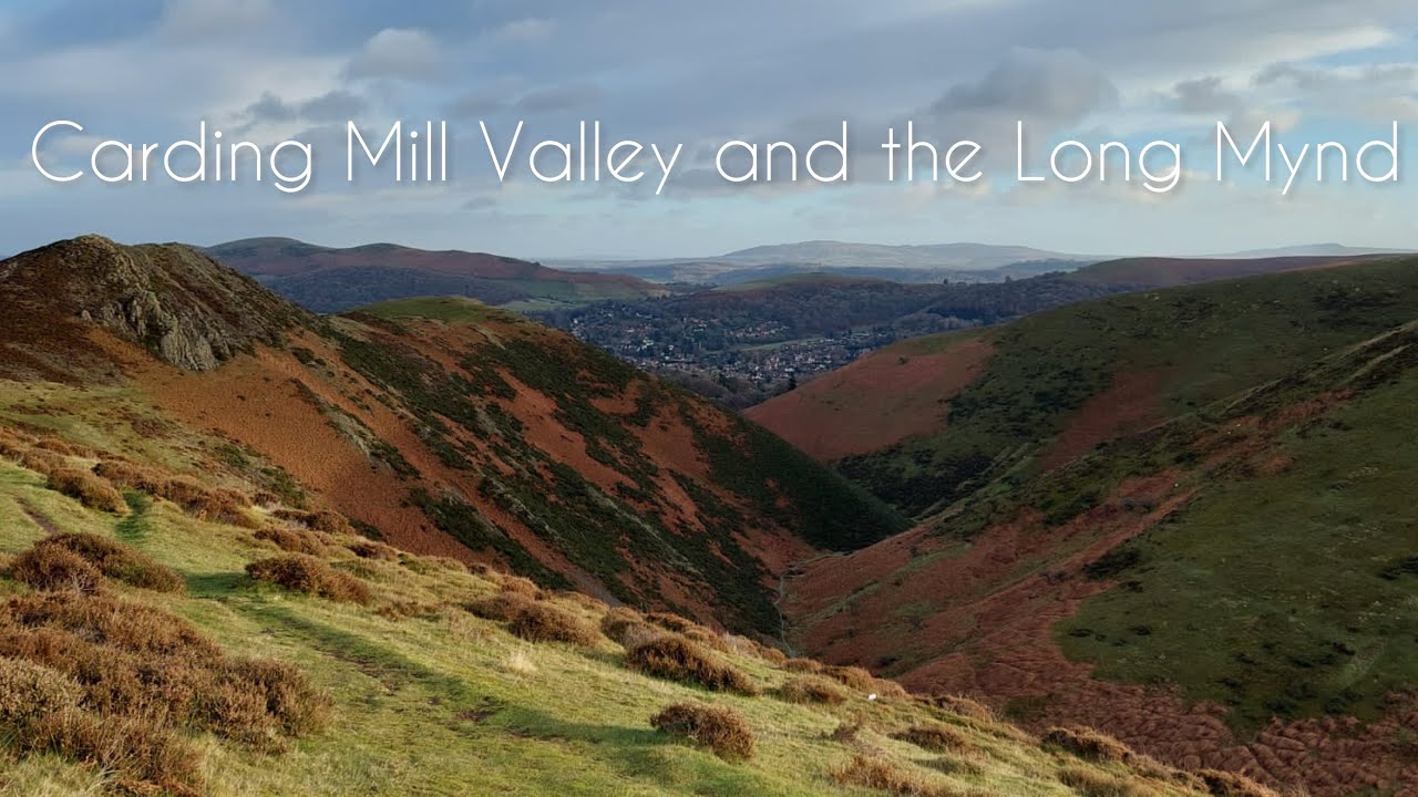 Carding Mill Valley and the Long Mynd in Shropshire England 2021 (winter)