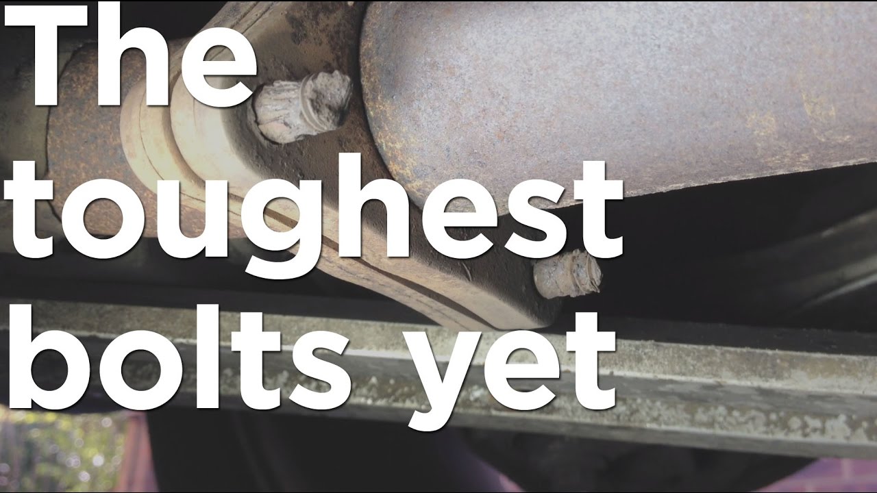 How To Remove Rusted Exhaust Bolts Boxster & Cayman 986 987