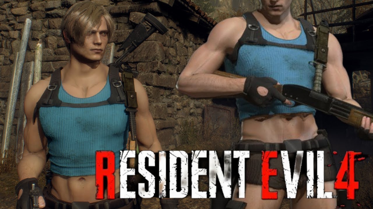 Leon Kennedy in a CROP TOP Is So Dreamy! - Resident Evil 4 Remake