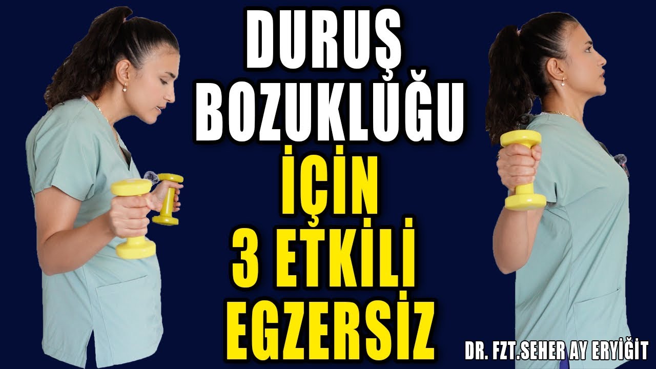 DURUŞ BOZUKLUĞU İÇİN 3 ETKİLİ EGZERSİZ #aktifizyo #fiziktedavi #duruşbozukluğu