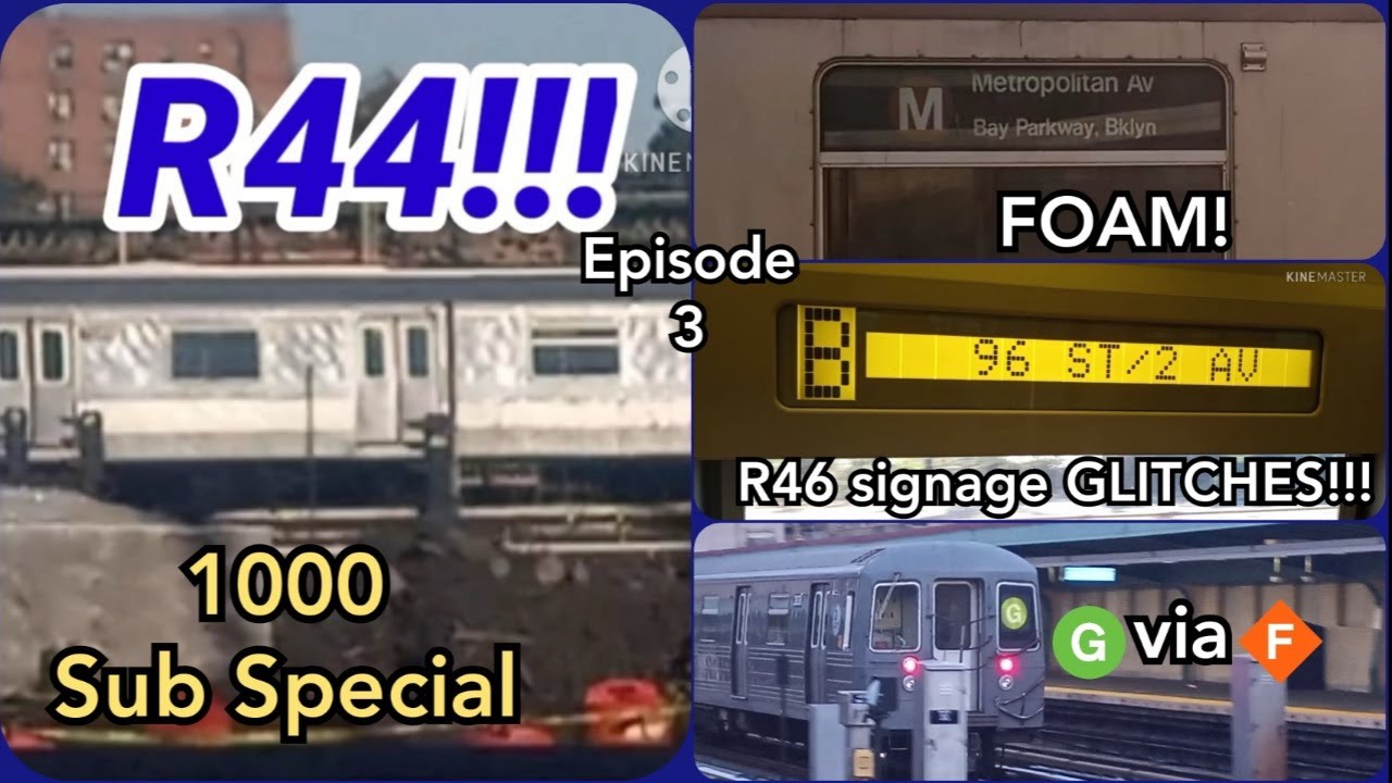 1000 Subs Special - Interesting things around the MTA Subway Episode 3 - Hidden R44 sets in 2020???