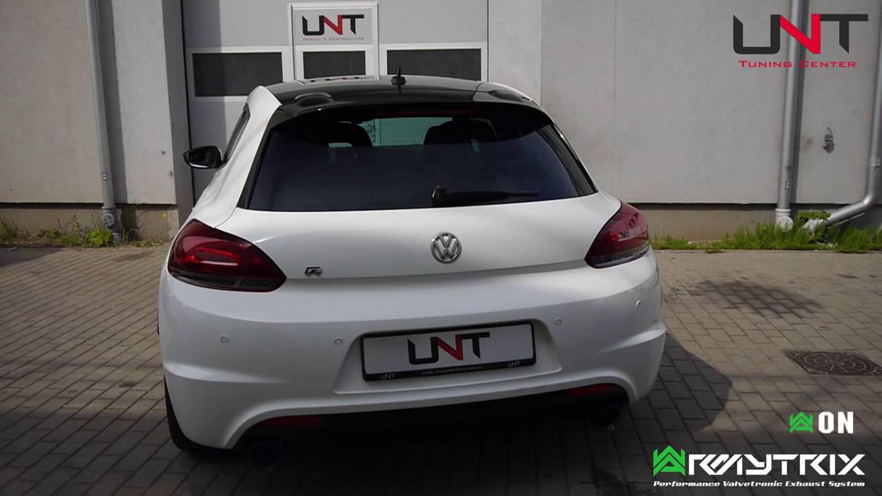 VW Scirocco R w/ ARMYTRIX Turbo-back Valved-Exhaust by UNT Poland