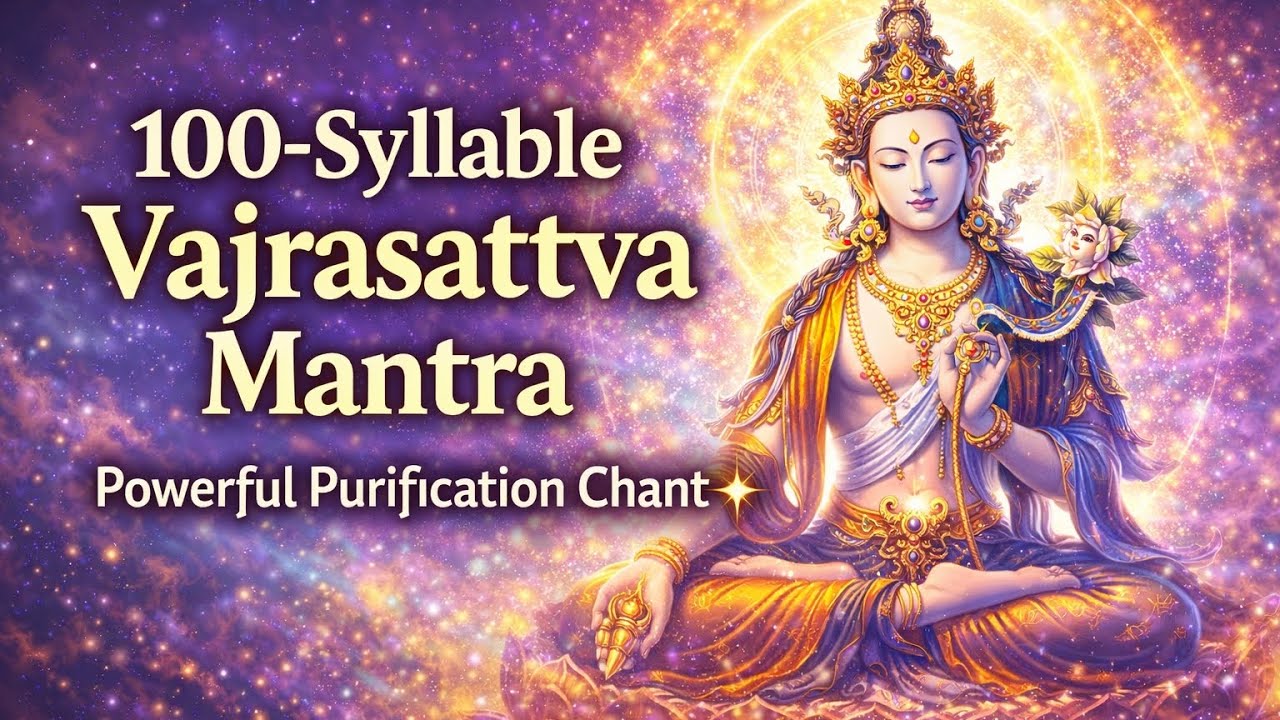 100-Syllable Vajrasattva Mantra | Powerful Purification Chant for Karma Cleansing