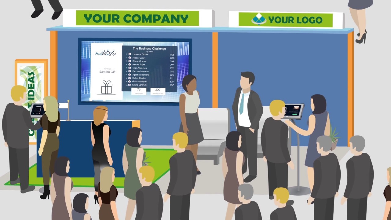 Audiencegage - Engage attendees at your trade show booth and conference event
