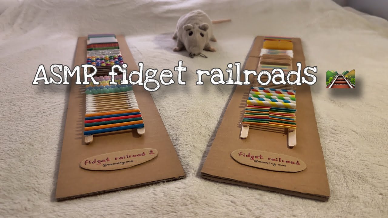ASMR Two Fidget Railroads 🛤️ Testing Them Both | Triggers For Sleep 