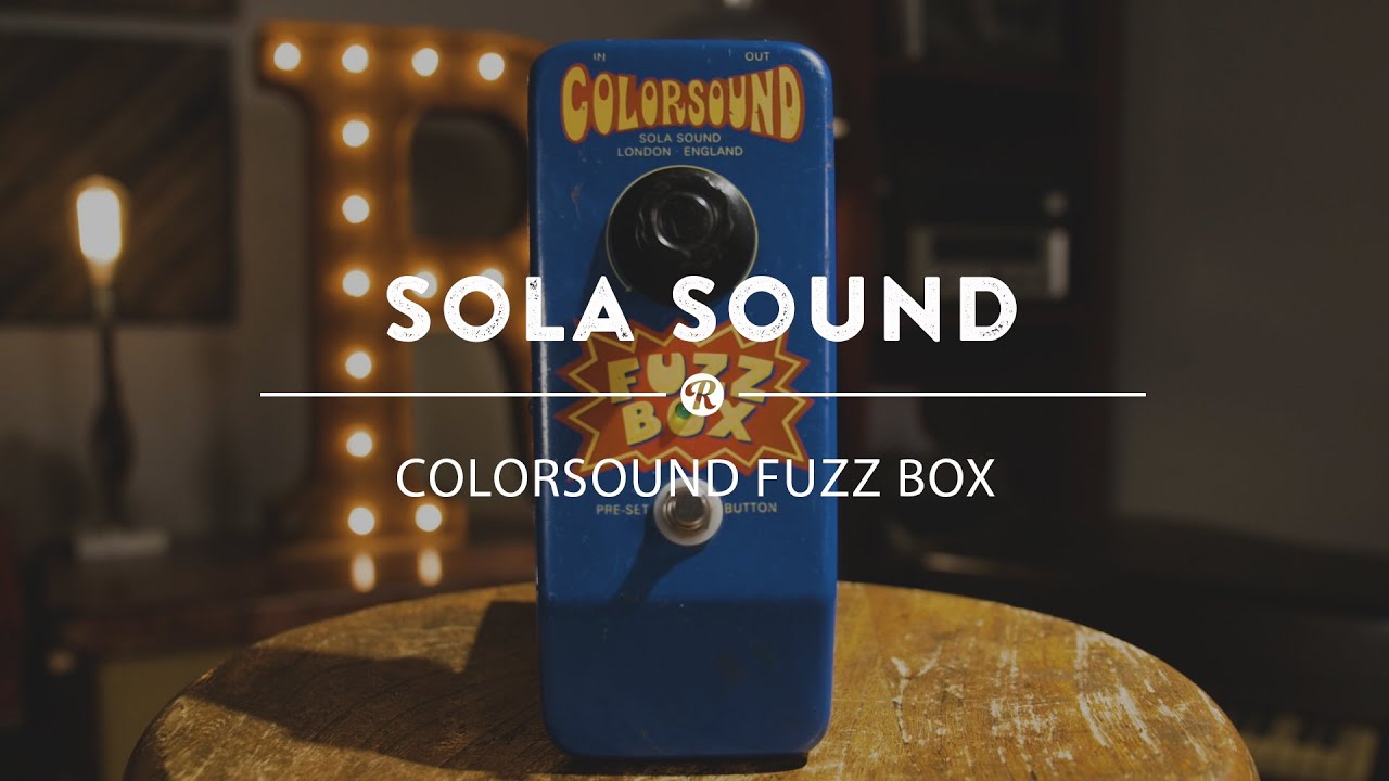 Sola Sound Colorsound Fuzz Box | Демонстрационное видео с реверберацией