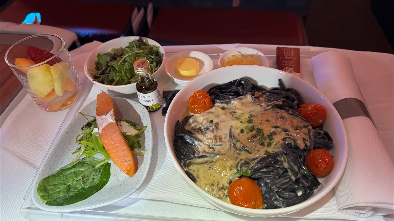 Meal Monday's - LATAM Meal Service SCL-LIM Business Class