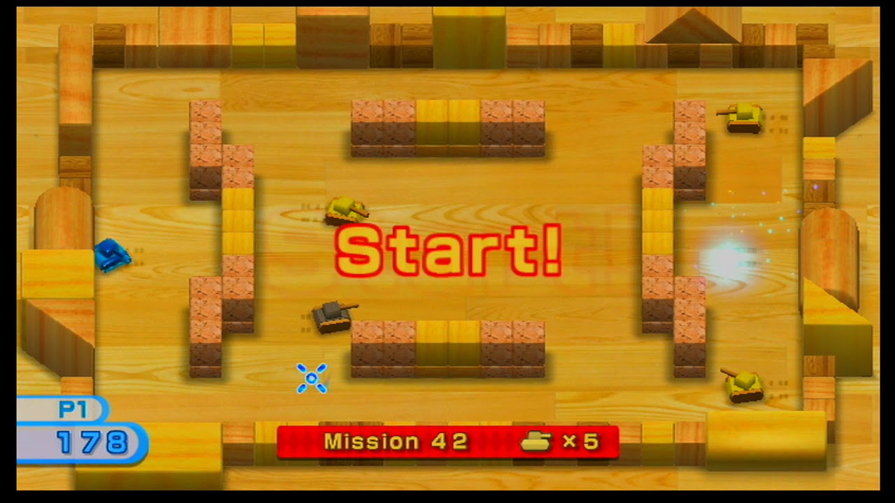 Wii Play Tanks 100% Walkthrough part 7, HD (NO COMMENTARY)