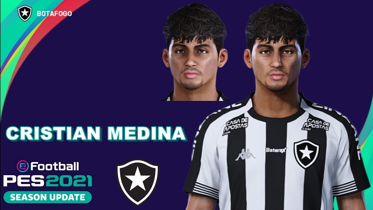 CRISTIAN MEDINA PES 2021 (BOTAFOGO) EFOOTBALL COMO FAZER