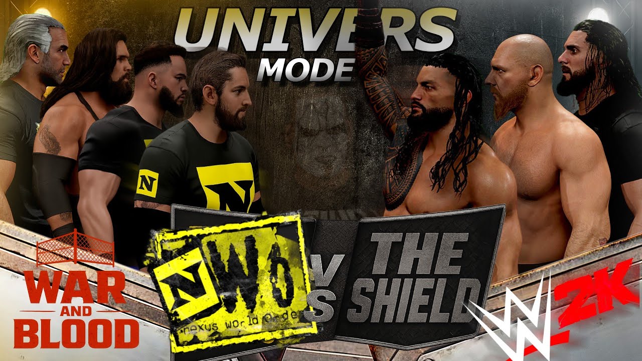 WWE 2K25 -Mode Univers modder (#11) THE NEXUS WOLRD ORDER VS THE SHIELD !! PPV WAR AND BLOOD !