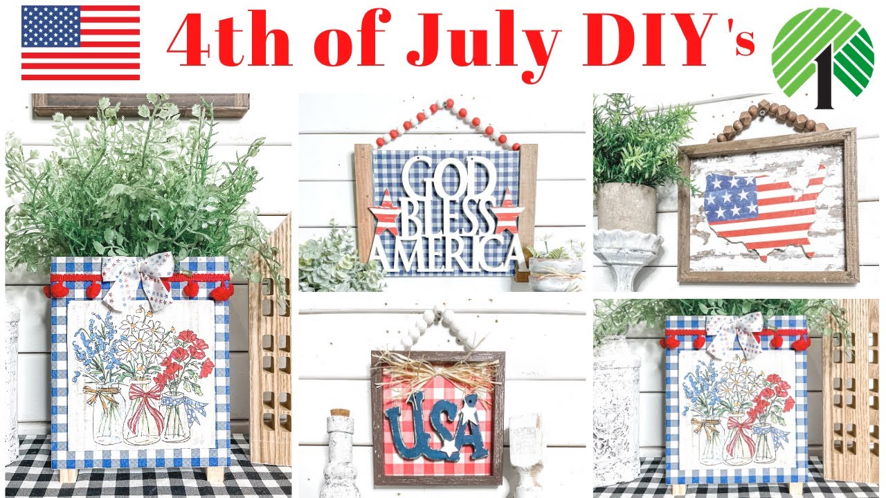 🇺🇸 4th of July Dollar Tree DIY's