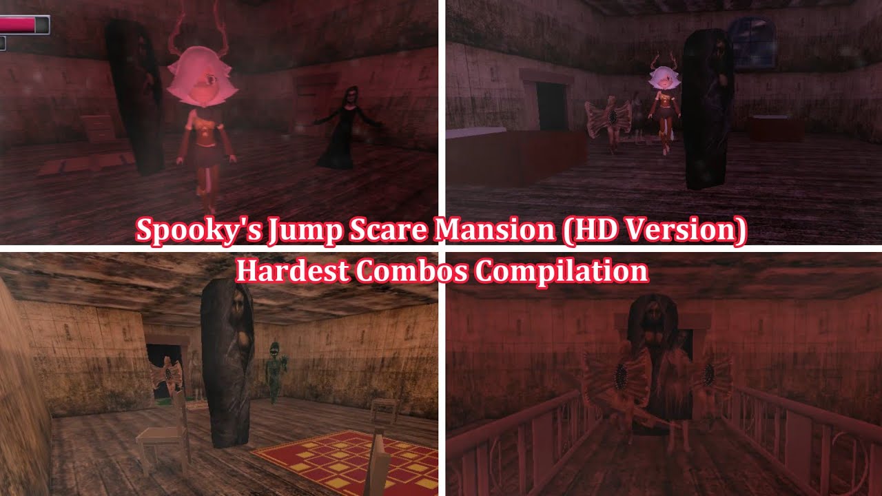 The Hardest Combos I've Survived in Spooky's Jump Scare Mansion (HD Version) - Chase Compilation #2