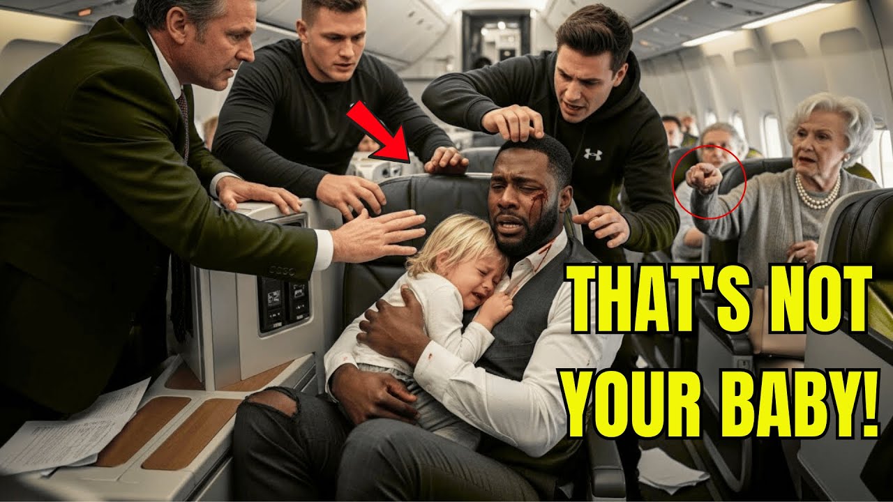 A Rich Woman Accused a Black Man of Stealing a Child in First Class,The Truth Left Everyone in Tears