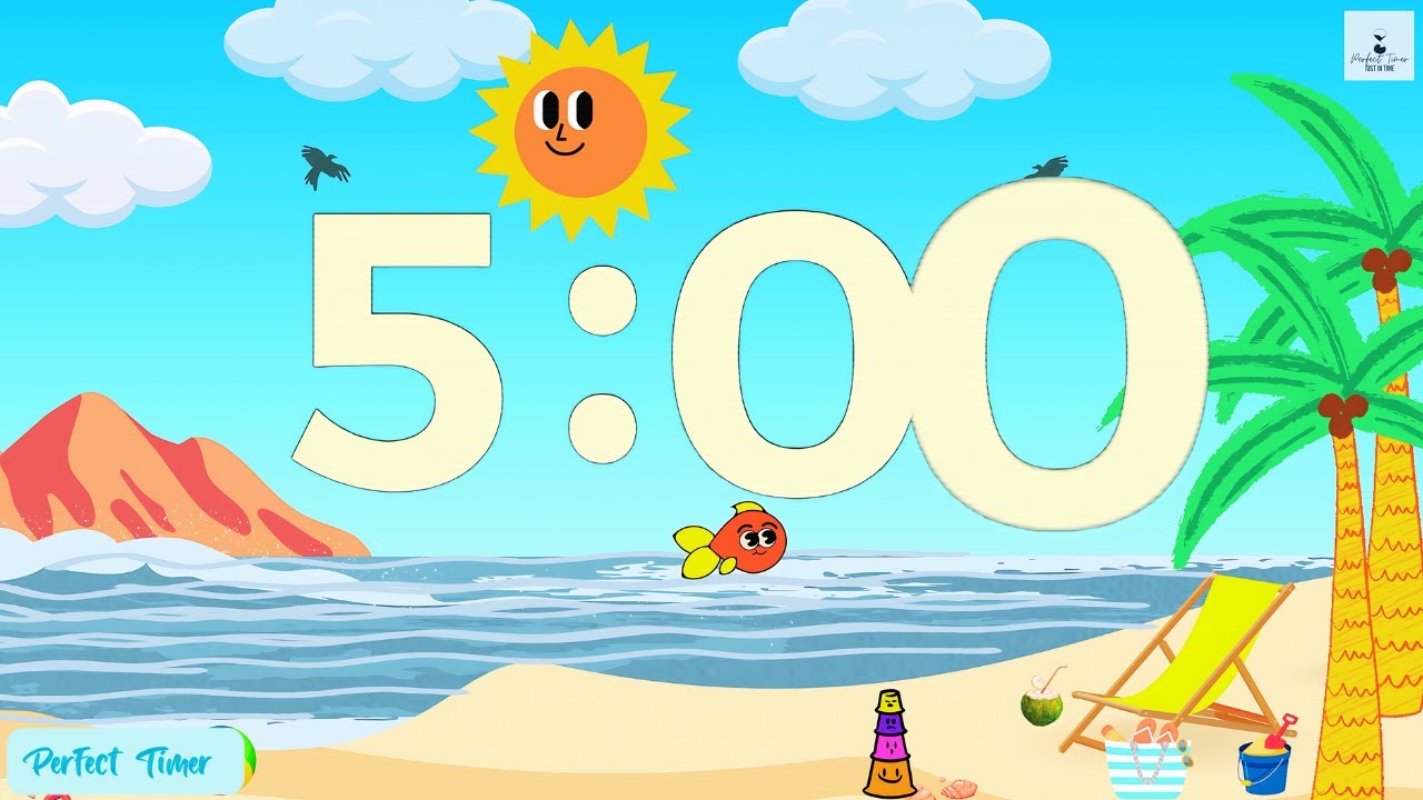 5 minute Countdown Timer | Summer | Music