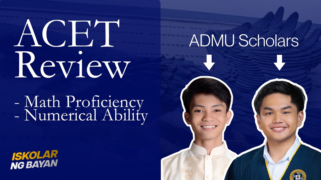 ACET 2025 Review (Numerical Ability and Math Proficiency)