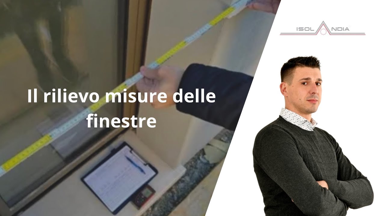 [ Il rilievo misure delle finestre - Isolandia Finestre Chiavari ]