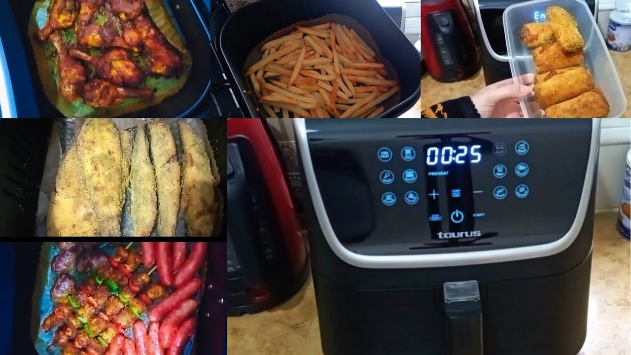 تجربتي مع القلاية الهوائية 👌🏻Air Fryer Taurus جربت فيها كلشي رأيي الصريح فيها.   @حيل وأفكار مع فدوى