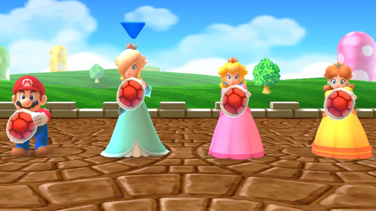 Mario Party The Top 100 Best Mini Gameplay - Mario vs Rosalina vs Peach vs Daisy (Very Hard)