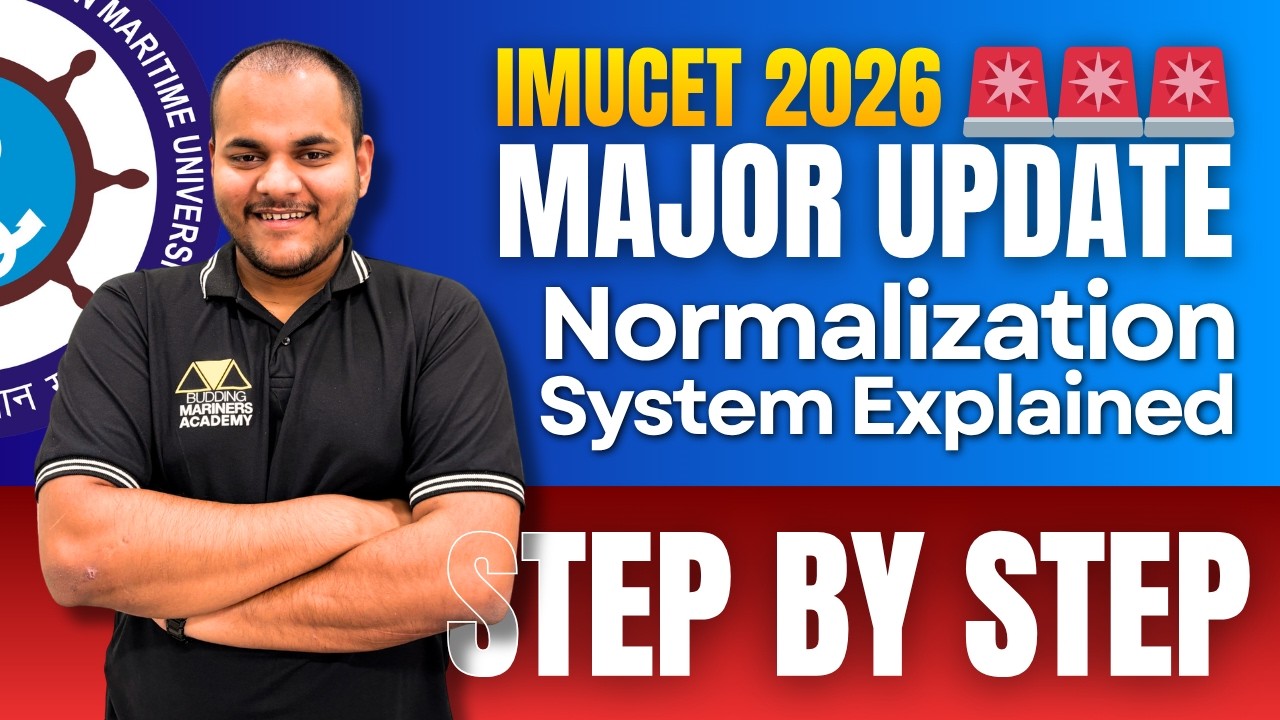 ⚠️ Big Update: IMU-CET 2026 Normalization System Explained Step-by-Step 🔥