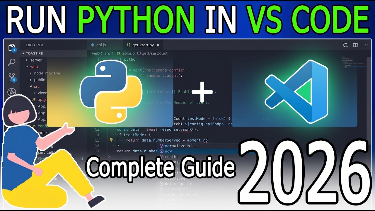 How to Run Python in Visual Studio Code on Windows 10/11 [ 2025 Update ] Python in VSCode