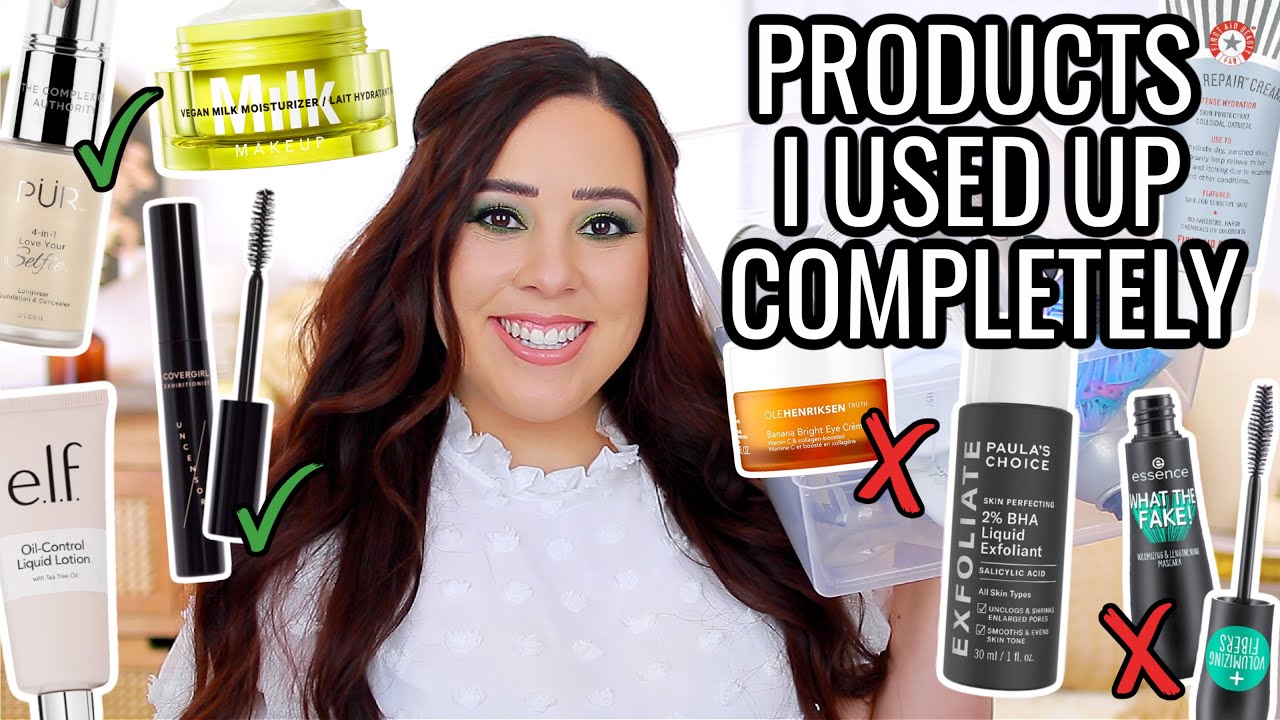 WORTH THE MONEY? PRODUCTS I USED UP 2020! BEAUTY EMPTIES