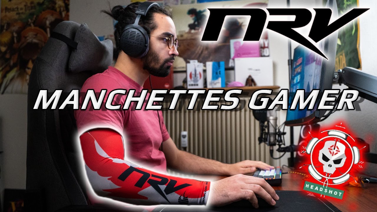 Manchettes Gamer - Test de la marque NRV - Tapis + Manchons (surprise)