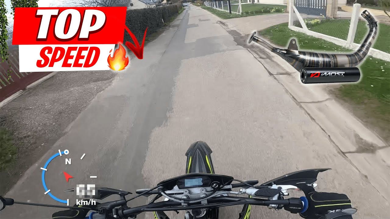 TOP SPEED DE LA SHERCO AVEC LE MOST 50/70 🔥
