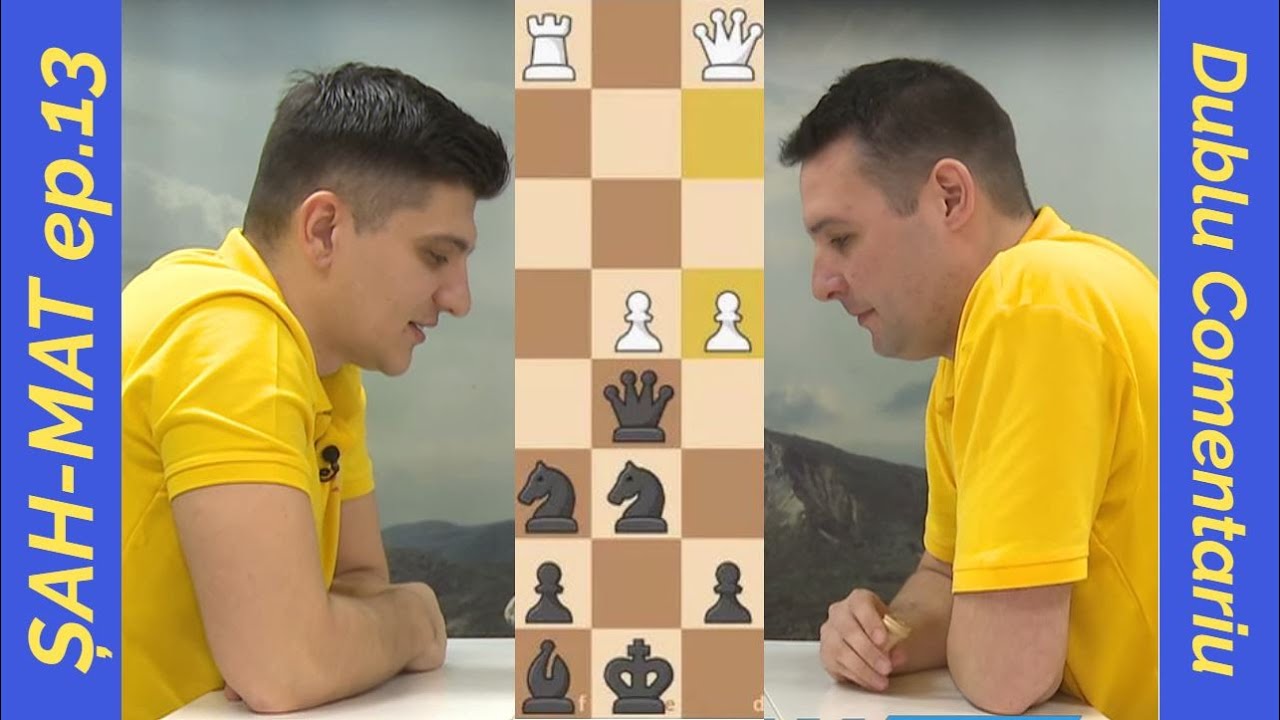 Șah-Mat la TVR 1, ep.13: Andrei Murariu vs Gabriel Grecescu (dublu comentariu)