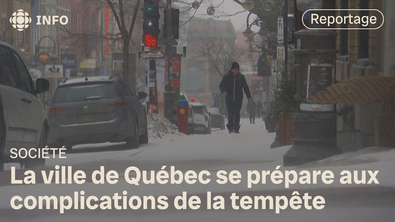 Québec se prépare à la tempête hivernale