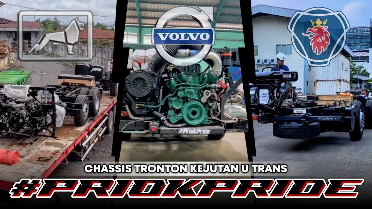 6 CHASSIS TRONTON MILIK U TRANS 🤫 PRIOK PRIDE COMING SOON AKAP SULAWESI 