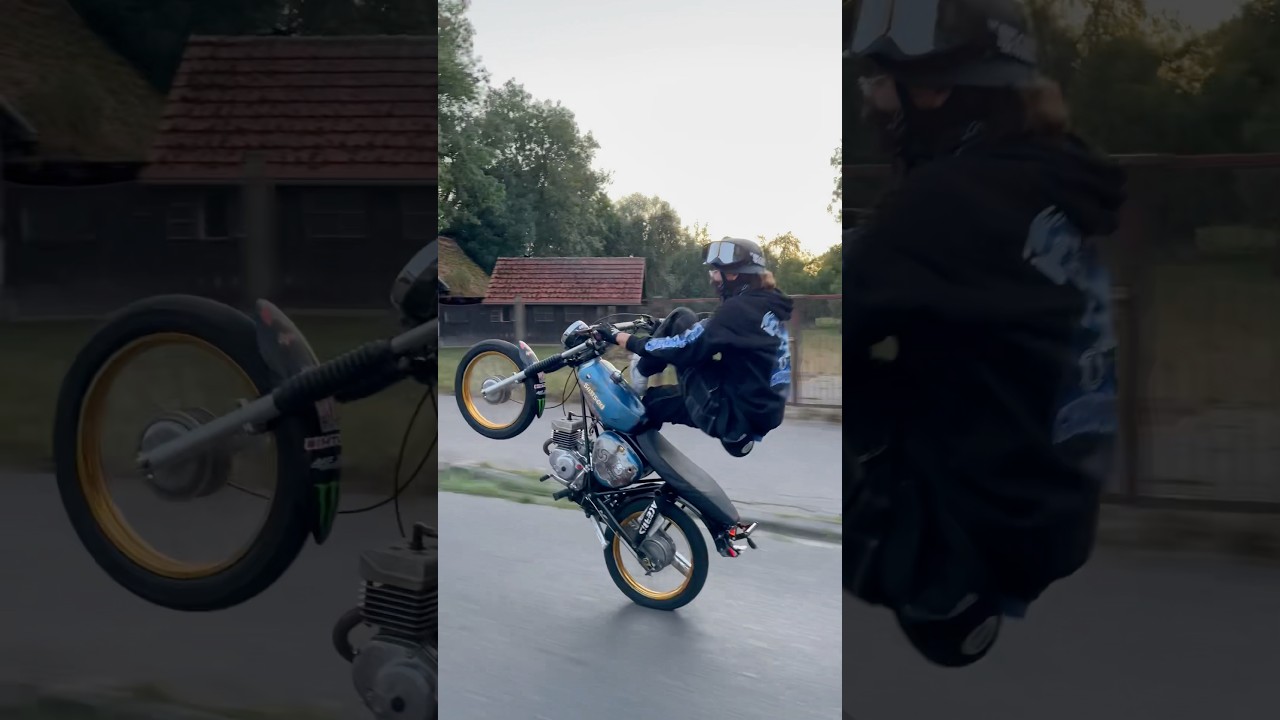 Simson 50ccm #simson #50cc #wheelie