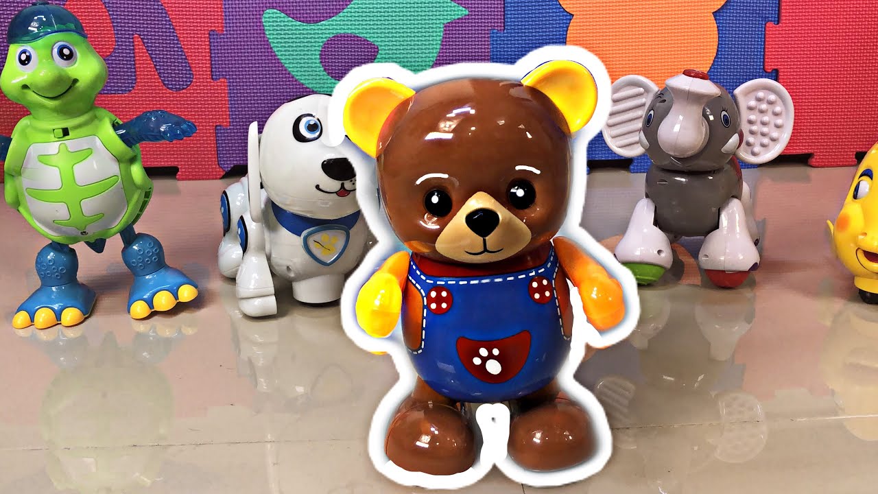 Teddy Bear has a dancing party, dancing toys, singing toys #NameThatSong