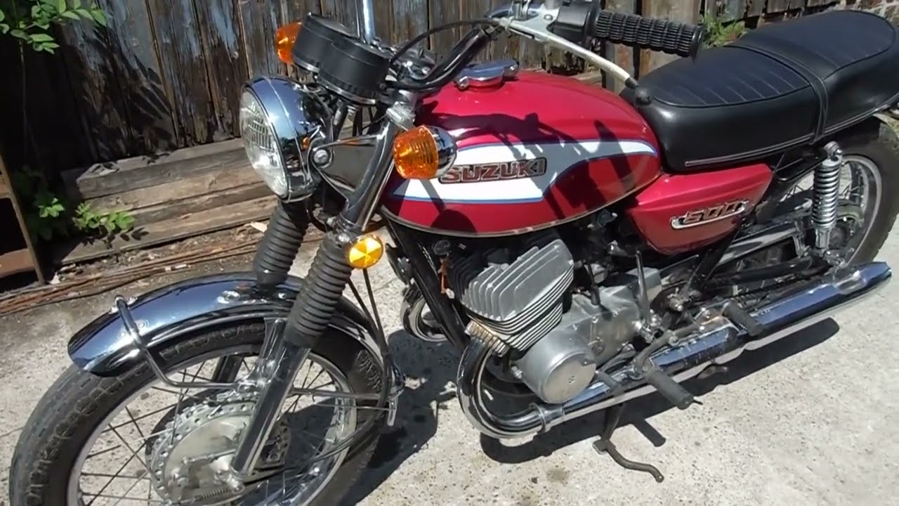 Suzuki T500 summed up after yesterday's Black Mountain ride.