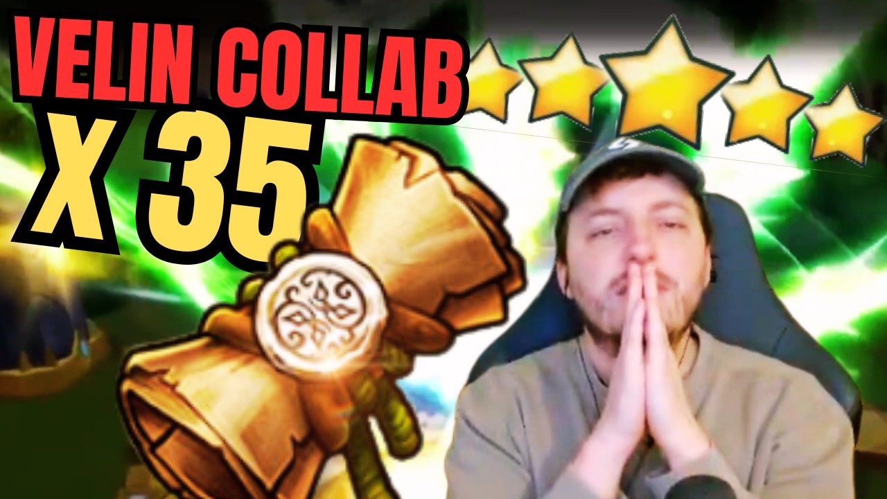 35 VÉLINS COLLABORATION SEIGNEUR DES ANNEAUX ! PEUT-ON TOUT DROP ? | Summoners war