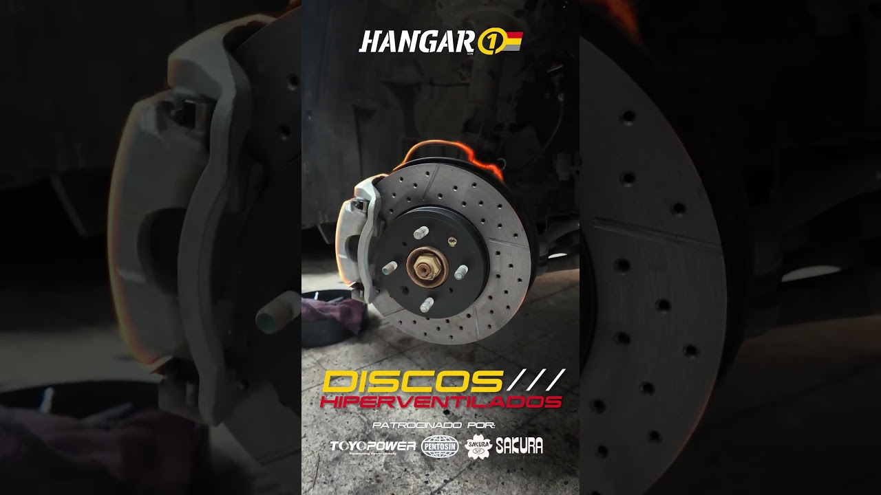 Mejora de frenado con discos hiperventilados
