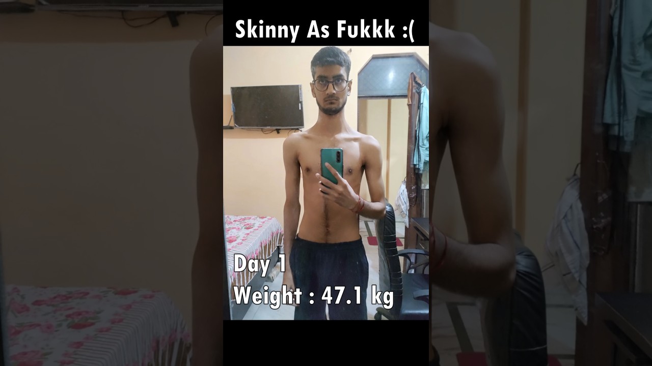 My 6 month skinny to muscular body image transformation #motivation #gym #meme #funny #trending