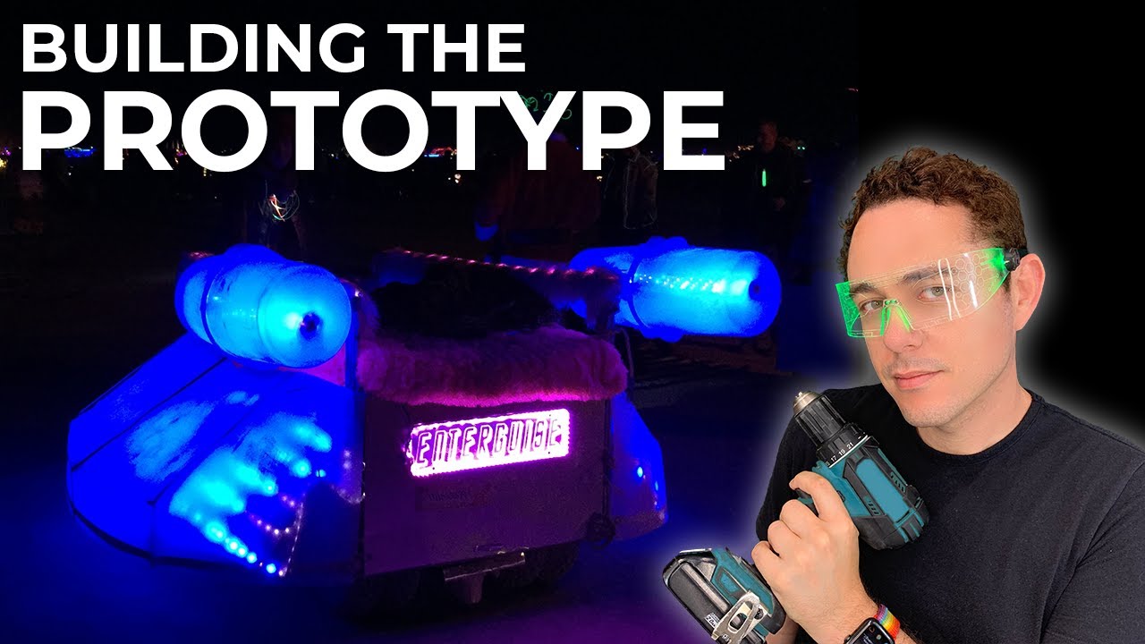 How to build a small art car - EP2: Building Enterguise an Electric Art Car for Burning Man