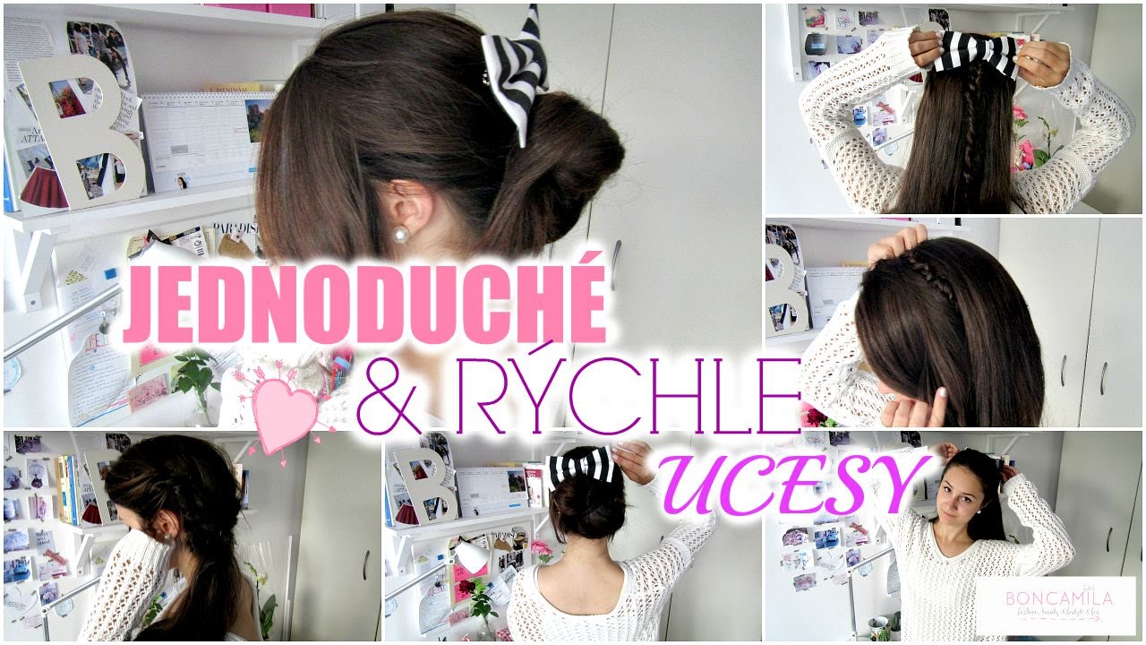 ♡ Späť do školy: jednoduché & rýchle účesy ♡
