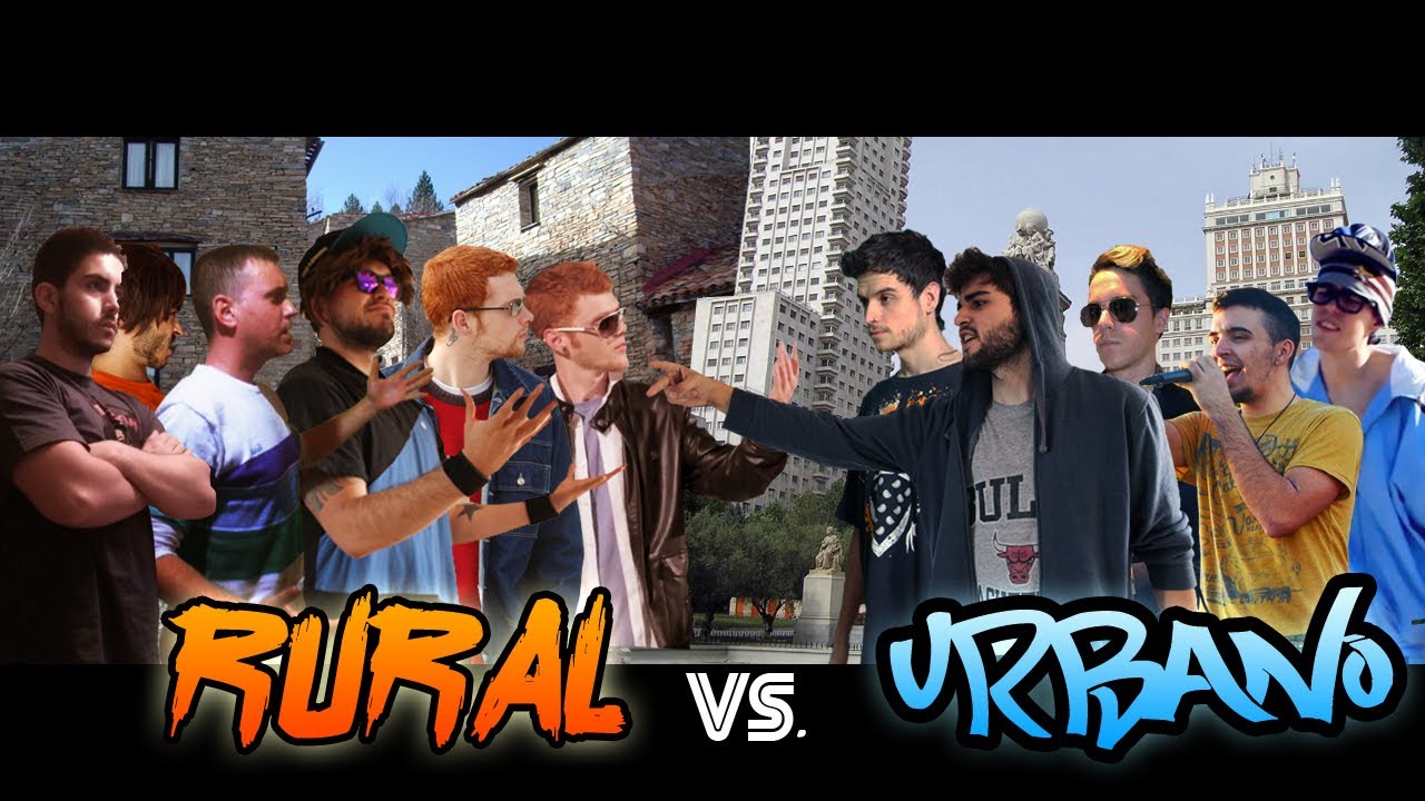 Youtuber Rural vs. Youtuber Urbano