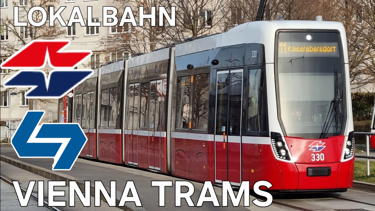 [4K] 🇦🇹 Vienna Trams (Wiener Linien & Lokalbahn) / 🇦🇹 Wiener Straßenbahn (2025)