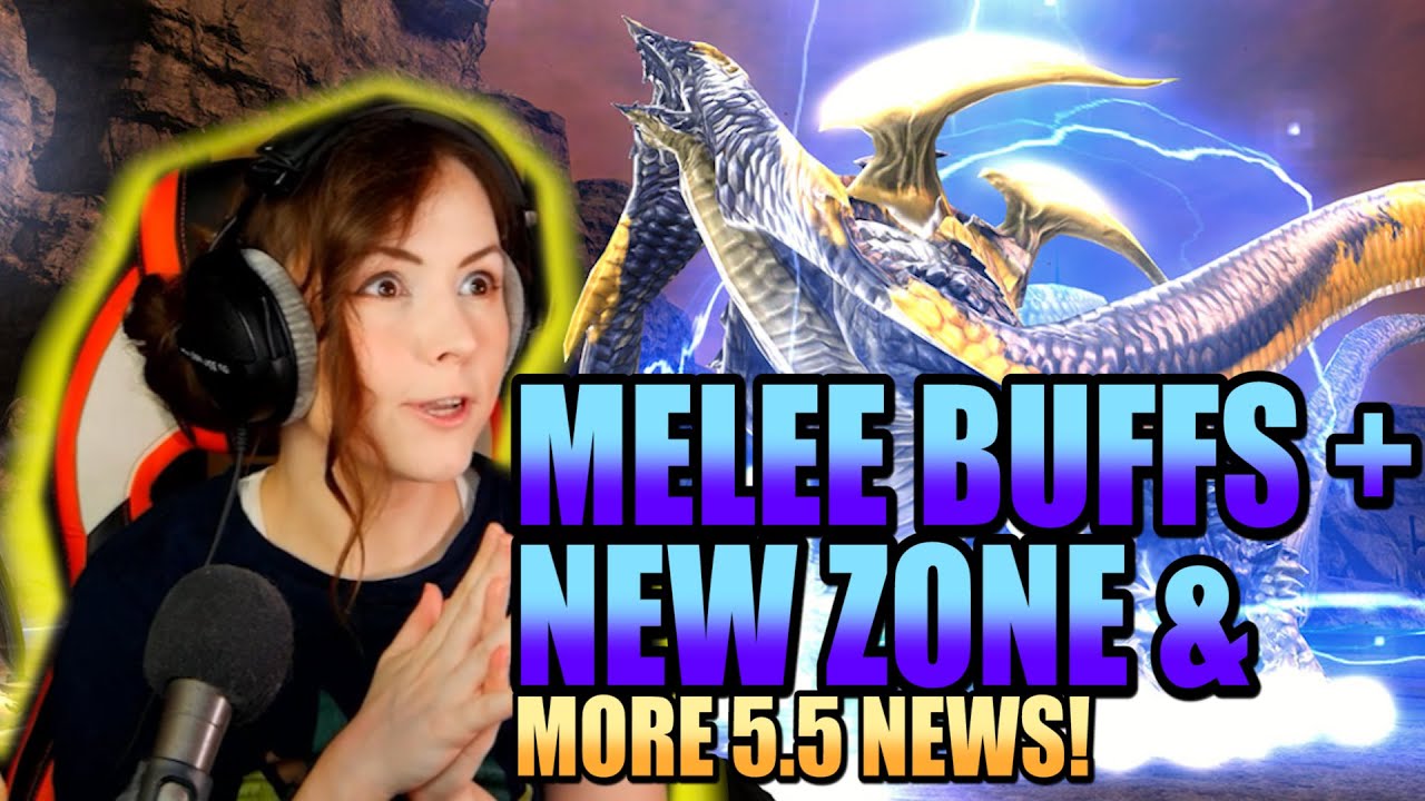 New ZONE, Melee BUFFS & More Patch 5.5 FFXIV News!