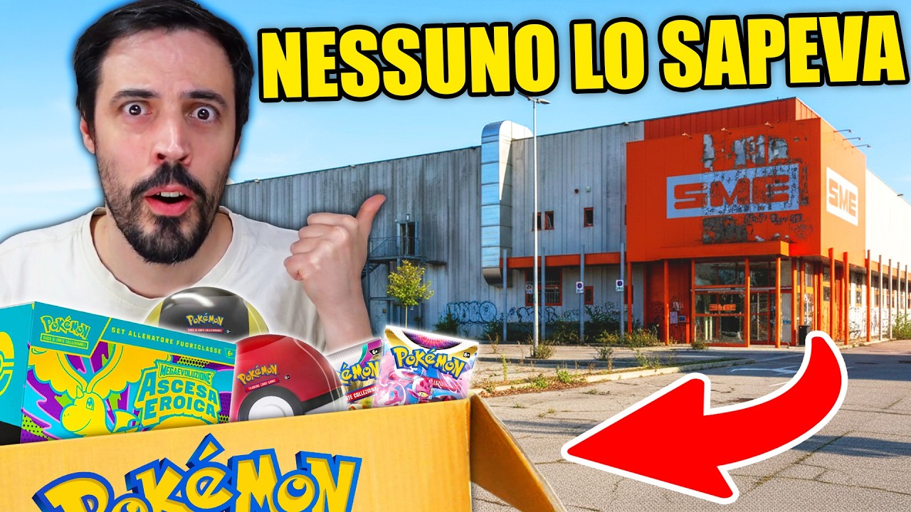 Visito MAGAZZINI SEGRETI per Trovare le Carte Pokémon PIÙ RICERCATE
