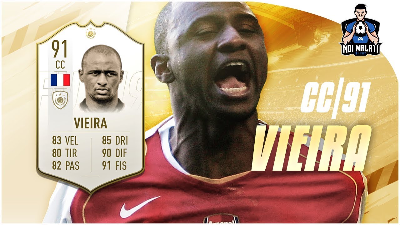 FIFA 19 | PATRICK VIEIRA ICON PRIME (91) | Player Review (ITA)