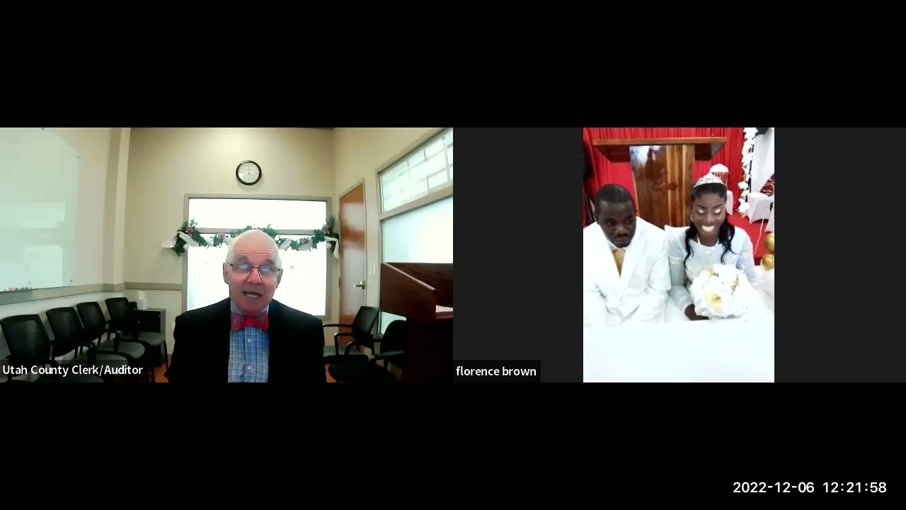 [Virtual Marriage] Online Wedding Ceremony of Teisha & Mark under US Laws
