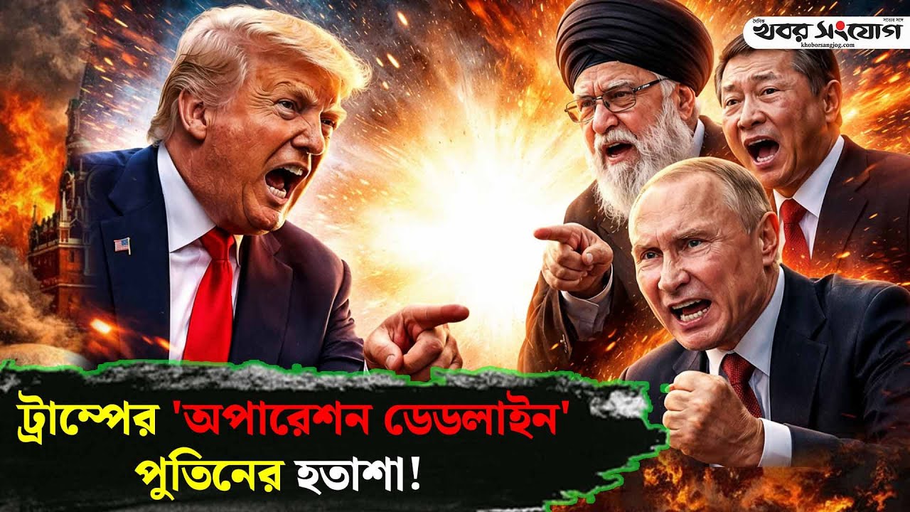 ইরান কি মানচিত্র থেকে মুছে যাবে? | Trump | Putin | Iran Protest | Russia | USA | Khobor Sangjog